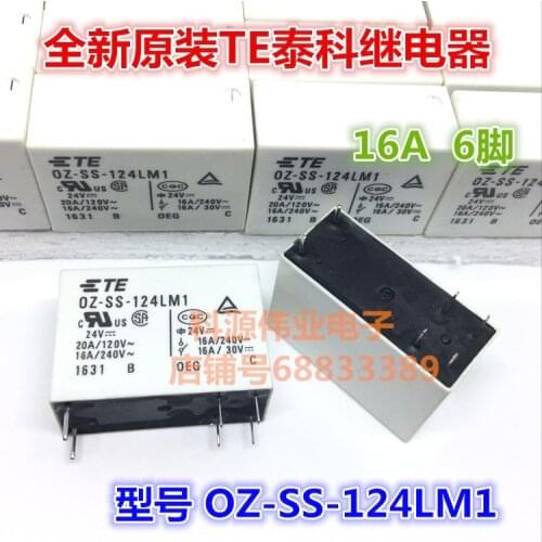 OZ-SS-124LM1 24VDC 16A 6PIN Relay