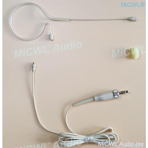 Replaceable Ear Headset HeadMic Microphone for Sennheiser Wireless 3.5mm Lock Detachable Cable