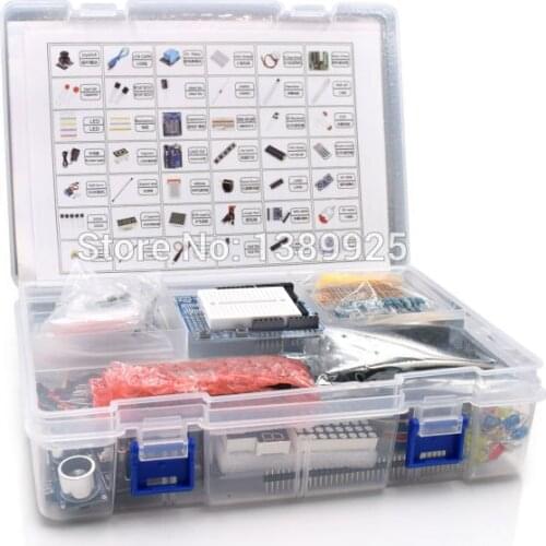 Ultimate Starter Kit including Ultrasonic Sensor, UNO R3, LCD1602 Screen for arduino UNO Mega2560 UNO Nano with Plastic Box