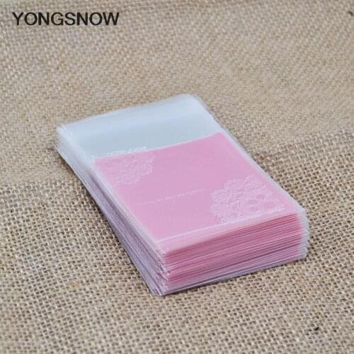 Wedding Decorations Small Plastic Xmas Gift Bags Wedding Decor Candy Packaging Bag Cookie Soap Bags New Year Party Supplies