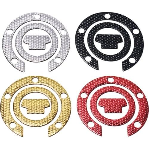 Universal Carbon Fiber Fuel Gas Oil Cap Sticker Pad Tankpad Protector for Honda Suzuki Kawasaki Yamaha
