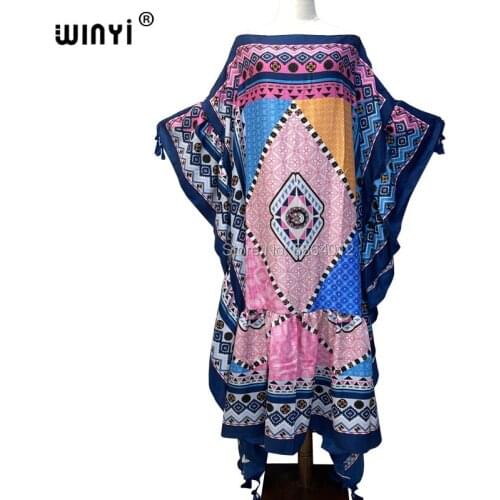 2021 WINYI Autumn dresses for women casual Elegant Dress Women Long Sleeve Splicing Stripe Print Female Midi Dress Vestdios