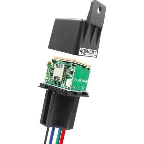 1 Piece Motorcycle Car Relay Hidden Mini GPS Tracker Cut Off Oil Towed Away ACC Status SMS Alarm Locator Tracking System