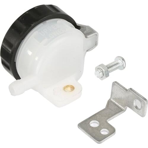 1 Pcs Slim Front Brake Reservoir Fluid Bottle For Suzuki GSx-R Yamaha R1 R6 Kawasaki ZX Honda CBR Plastic Cup Bracket