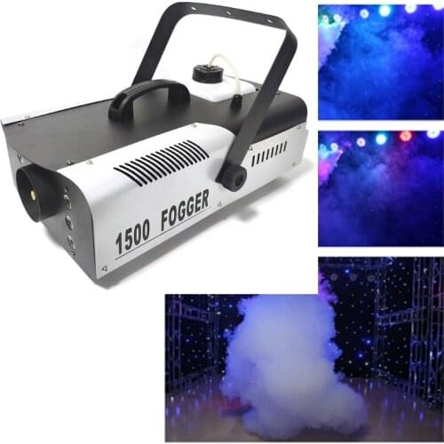 1500w LED stage led fog machine 1500w led smoke dmx512 disco fog RGB colorful effect