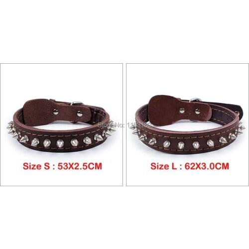 200 pcs/lot Adjustable leather Dog Collars Pet Collars Necklace Collar Pet Supplies Pet Dog Collar Pet Accessories