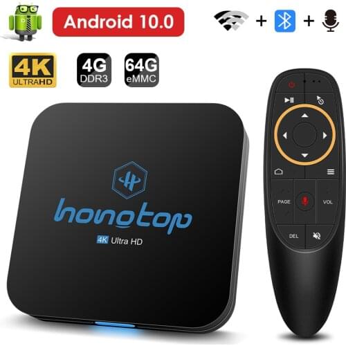 2021 Android TV Box Android 10 4GB 32GB 64GB 4K H.265 Media Player 3D Video 2.4G 5GHz Wifi Bluetooth Smart TV Box Set top box