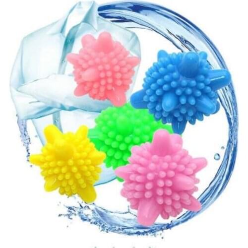 5 x Reusable Solid Laundry Washing Machine Balls to Cleaning Clothes