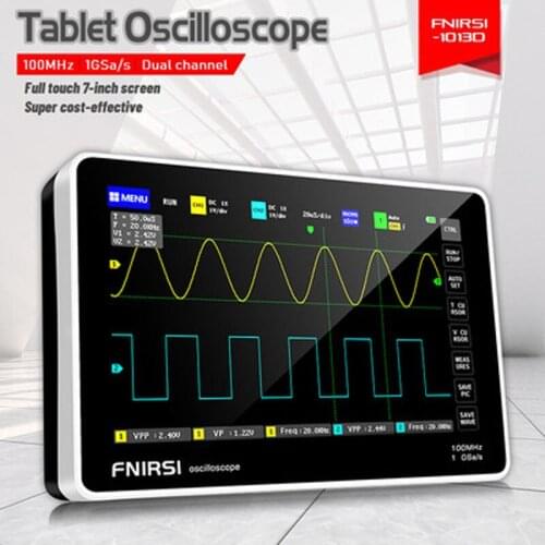 Digital tablet oscilloscope dual channel 100M bandwidth 1GS sampling rate tablet digital oscilloscope