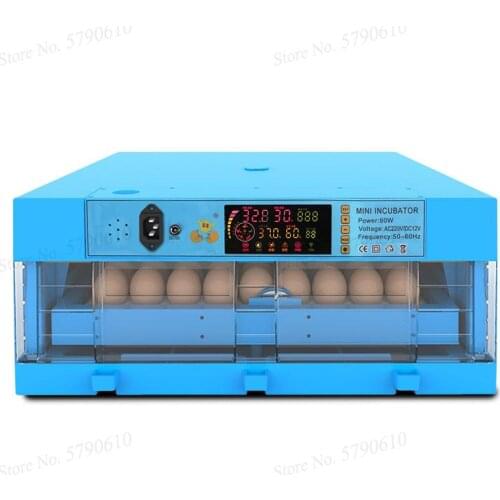 Incubator Automatic Household Mini Intelligent Small Incubator Chicken, Duck, Goose, Quail, Egg, Constant Temperature Bird Incub