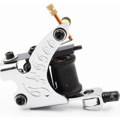 1pcs Coil Tattoo Machine New Arrival Tattoo Machines 10 Wrap Coils Tatoo Gun black Steel Tattoo Frame For Shader Free shipping