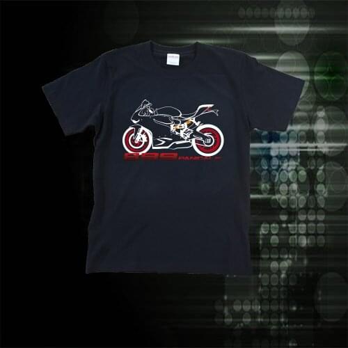 KODASKIN Motorcycle Style 100% Cotton for Ducati 899 Panigale Casual Short Sleeve O-Neck T Shirt