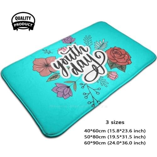 International Youth Day 2020 3 Sizes Home Rug Room Carpet Youth Day Happy International Youth Day International Day