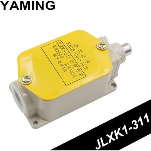Momentary Limit Switch Micro Travel Stroke Switches JLXK1-311 Electrical Plunger Type Reset 5A AC380V DC380V