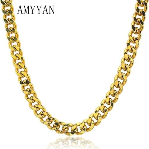 Trendy Gold/Silver Color Necklace Fashion Geometric Hollow Chain Link Choker For Women Female Trendy Jewelry