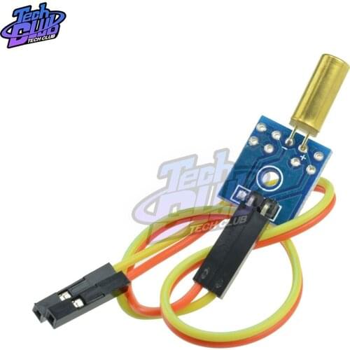 STM32 Tilt Sensor Module Vibration Sensor AVR 3.3-12V 3.1mm Hole Diam with Free Cable DIY KIT For Arduino / Raspberry Pi