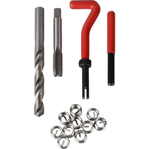 30Pcs Metric Thread Repair Insert Kit M5 M6 M8 M10 M12 M14 Helicoil Car Pro Coil Tool M5 * 0.8 Car Styling