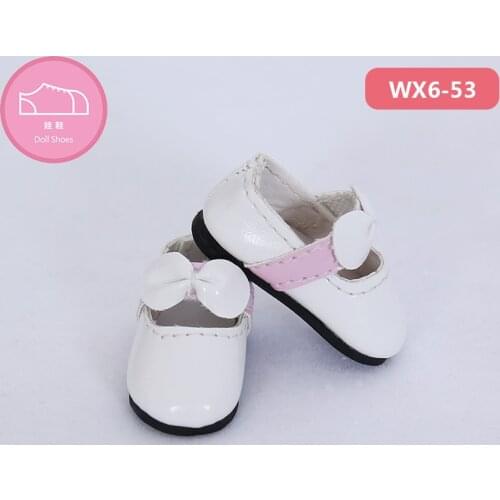 Shoes For Doll BJD 1 pair 4.8cm leather shoes Fashion Mini Toy Lace Shoes 1/6 Doll for NobleA Dolls Radicelle