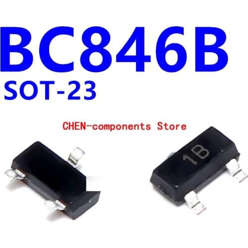 100pcs BC846B 1B SOT-23 SMD triode