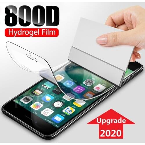 Protective Hydrogel Film for iPhone 8 7 6 Plus Screen Protector for iPhone 7 8 6 6s Plus (Not Glass) Protection Foil Film