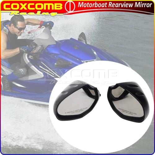 Motorboat Jet Ski Left Right Side Mirrors Rearview Mirror For Yamaha Waverunner VX Cruiser Deluxe Sport VXR VXS 2012-2016