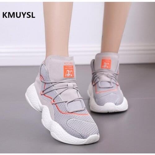 2018 Hot Sale Women Fashion Platform Shoes Female Casual Shoes Breathable Light Mesh Shoes Outdoor Non-slip Soles Lady Loafers