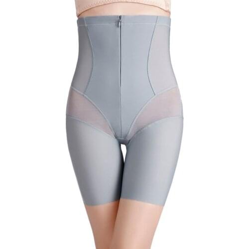 Women Shaper Sexy Body Underwear Control Panties Magnetic High Waist Corset Zipper Slimming Tummy M-3XL