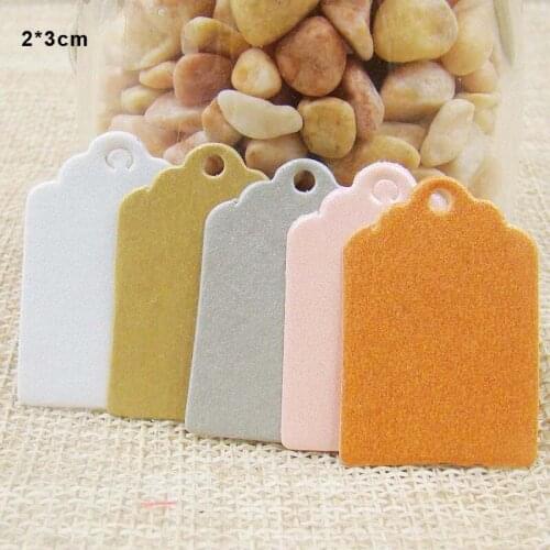 2*3cm various color stock scallop shape tag white pearl paper tags Card / Blank Tag / Wedding Favour Gift Tag custom cost extra