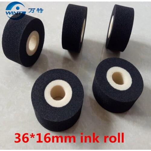 36*16MM Energy Saving Black Hot Printing Ink Roll for 380f Ink Coding Machine
