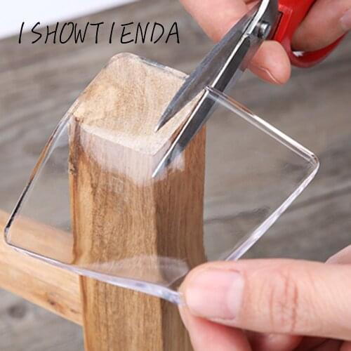 4 Pcs Cabinet Chair Cushion Shock Proof Pads Transparent Furniture Non-slip Silicone Mat Home protection products