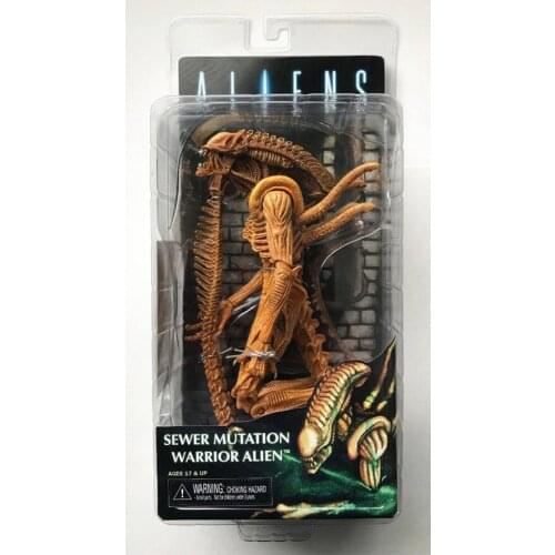 7inch Neca Sewer Mutation Warrior Alien Action Figure Collectible For Kids Toys Gifts