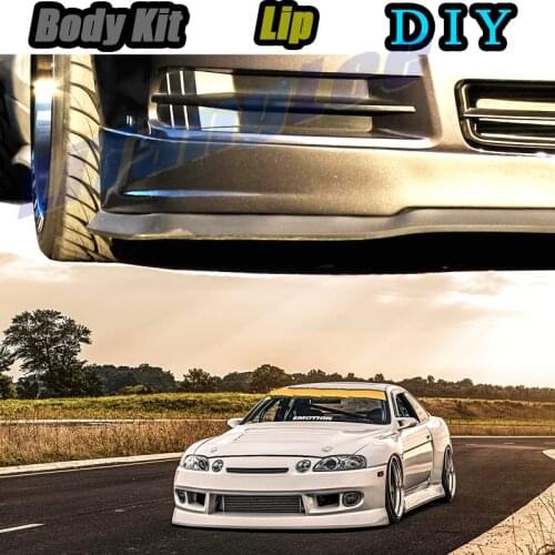 Car Bumper Lip Front Spoiler Skirt Deflector For Lexus SC 300 400 430 Z30 Z40 1991~2010 Car Modified Body Kit VIP Hella Flush