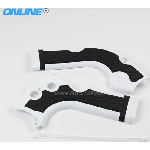 Free Shipping White Motorcycles Frame Guard Motorcross for Honda CRF 250 450 R 2013-2016 CRF X Bikes Frame Protection