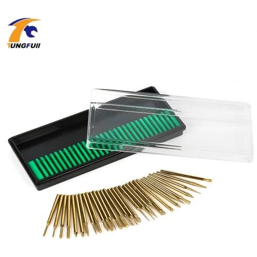 Dutoofree For Engraving Pen Titanium-plated Aloy Grinding Head DIY Metalworking Dremel Accessories For Mini Electric Grinder