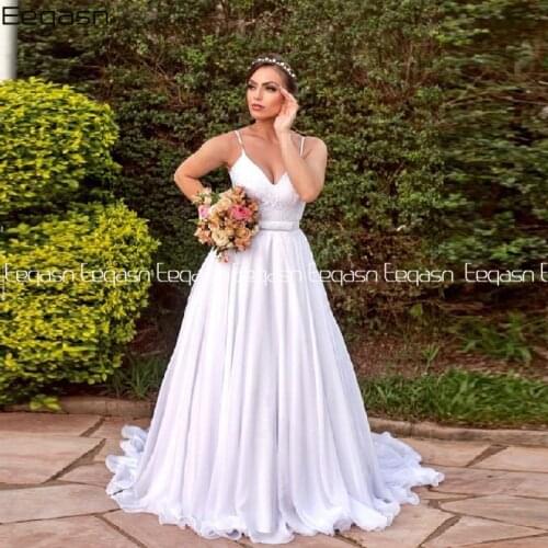Eeqasn Wedding Dresses With A Train