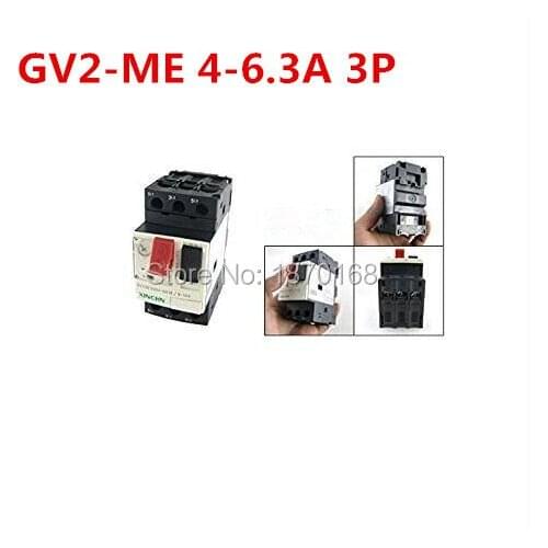 GV2-ME 4-6.3A 3P Pole Thermal Magnetic Motor Protection Circuit Breaker MPCB