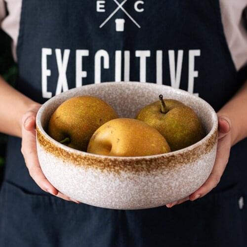 Japanese Style Ceramical Ramen Bowl 8 Inches Larg,Porcelain Kitchen Soup Tableware Set, Dinnerware,Fruit, Salad,Rice Bowls