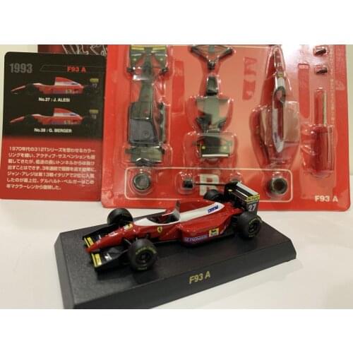 1/64 KYOSHO Ferrari F93A Alessi #27 1993 LM F1 RACING Collection of die-cast alloy assembled car decoration model toys