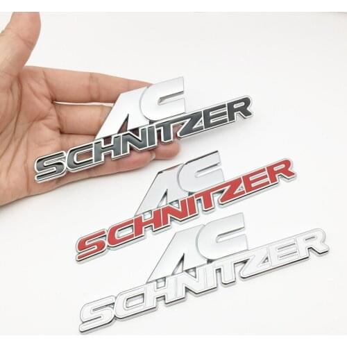 3D Metal sticker Emblem Badge Logo Decal For BMW AC Schnitzer M 3 5 6 E46 E39 E36 X1 X3 X5 X6 Rear Trunk Car Styling Decoration