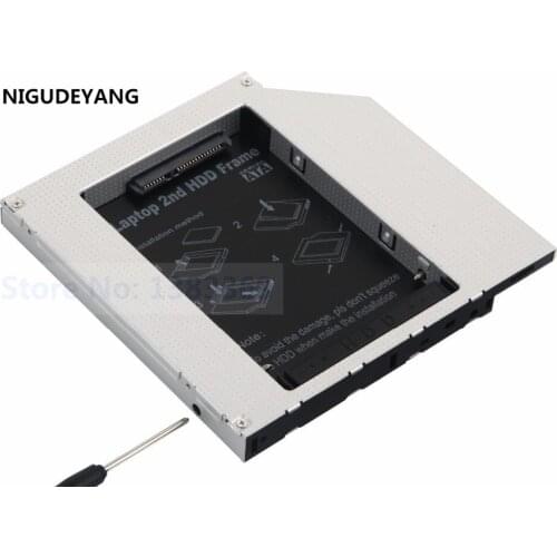 NIGUDEYANG 2nd Hard Drive HDD SSD Caddy for TOSHIBA Satellite A200 A202 A203 A205 Series
