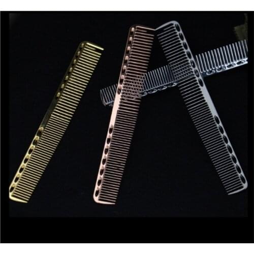 2 in 1 Hair Comb Detangle Hairdressing Brush Stainless Steel Anti Hair Loss Comb Salon Hair Care Styling Tool 50pcs
