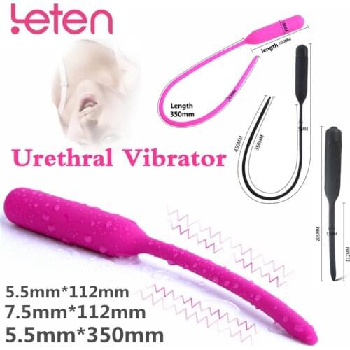 Penis Plug Sounding Urethral Catheter Vibrator Male Masturbator Penis Insert Device Dilatator Sex Toys For man Adults Dildo Shop