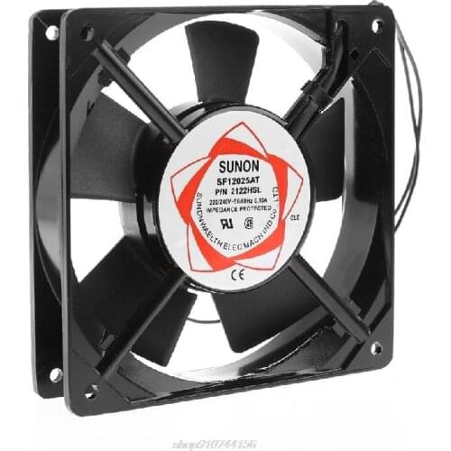 SF12025AT 2122HSL 12025 120mm Sleeve Bearing 220-240V AC 2-Wire Case Cooling Fan Jy13 21 Dropship