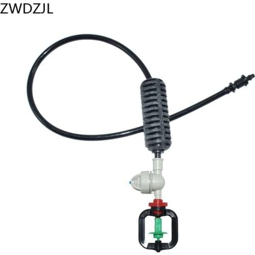 Greenhouse drip irrigation water nozzle rotating sprinkler nozzles Greenhouse strawberry tomato irrigation Detachable 1set