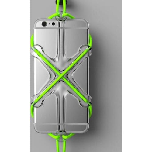 Sport Elastic Strap Cell Phone Case Universal Cell Phone With Neck Strap Lanyard Phone Cover For Smart Phone DU55
