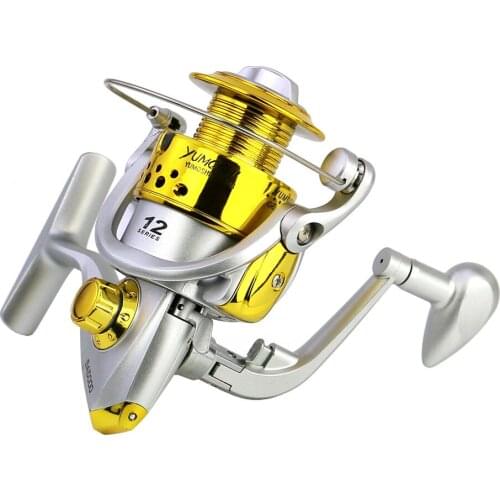 Ultra Light Wheels YUMOSHI SA1000-7000 Carp Lure fishing 22LB Max Drag Force Speed Ratio 5.5:1 Magnetic Metal Casting Fishing