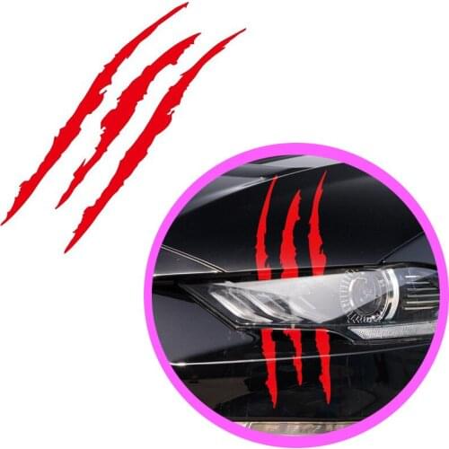1 Piece Stripe Decal 3D Car Sticker 40 cm Claw Stripe for Mitsubishi ASX Outlander Lancer Evolution Pajero Eclipse Grandis