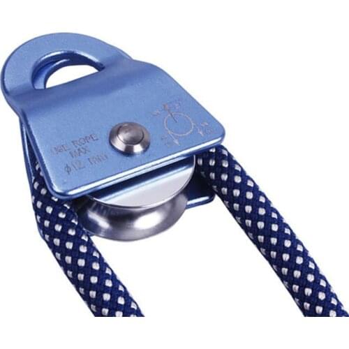 2000kg Flexible Active Pulley Block 360 Degree Wwivel Pulley for Rock Climbing