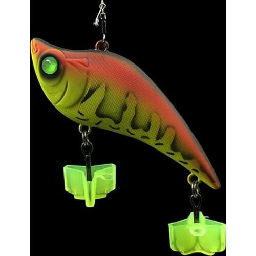 50Pcs Fishing Treble Hooks Jig Covers Case Bonnets Protector Durable New
