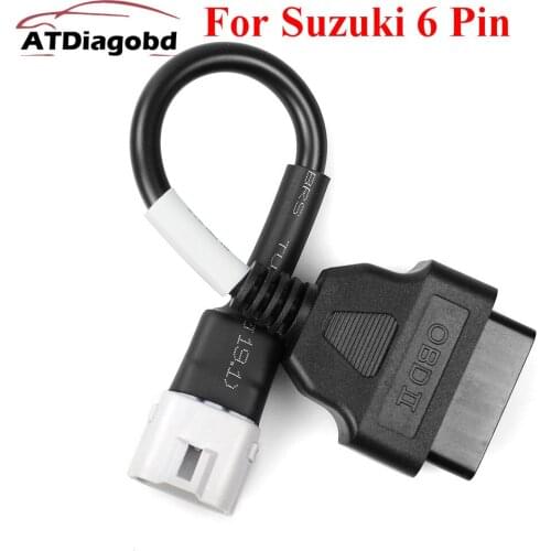 6Pin OBD2 Diagnostic Adapter Harness Replacement Fit for Suzuki GSX-R 1000/1000R/125